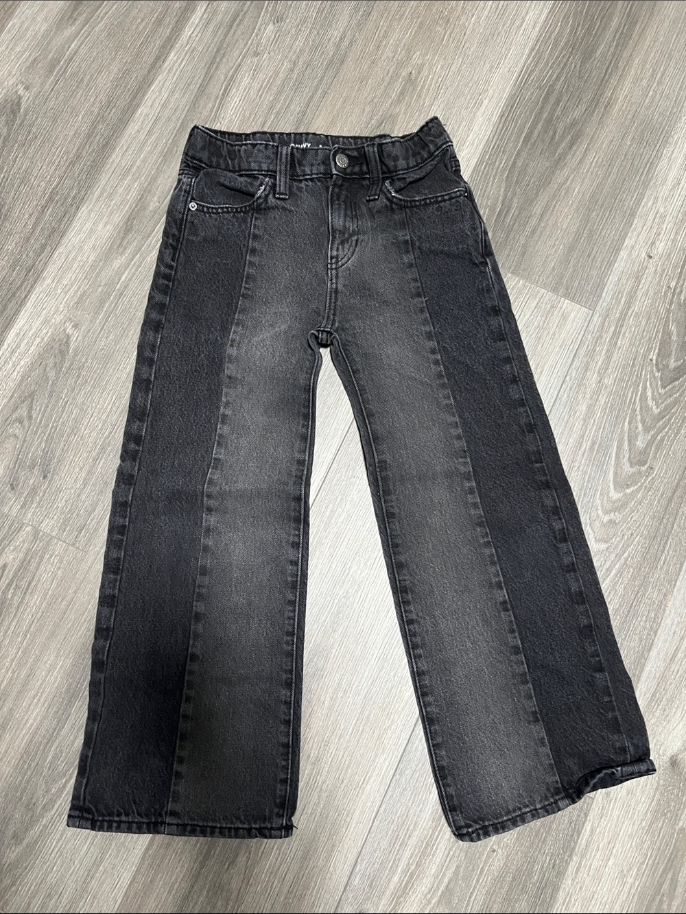 Old Navy Black High-Rise Baggy Wide-Leg Kids Jeans